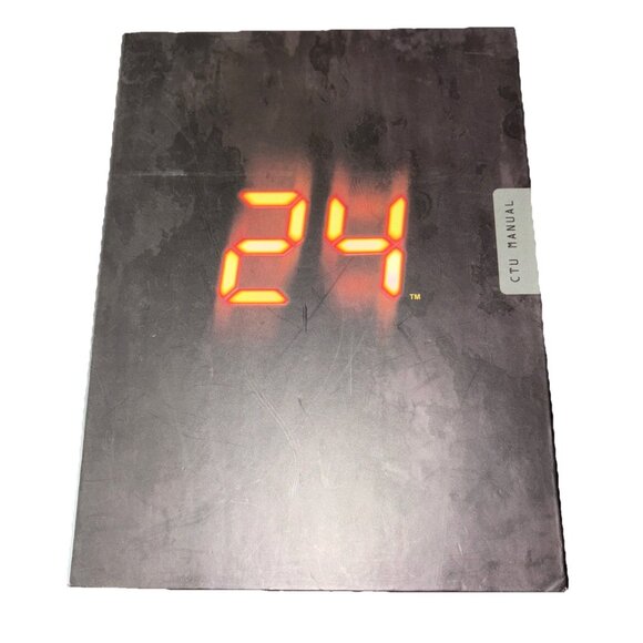 24 OFFICIAL CTU OPERATIONS MANUAL KIERNAN D'AGNESE QUIRK BOOKS hardback case - Picture 1 of 9